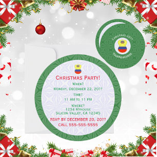 Colombiaanse vlag Abuela Angel Kerst gepersonalise Kaart