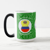 Colombiaanse Vlag Abuela Kerst Engel Personalisere Magische Mok (Links)