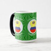 Colombiaanse Vlag Abuela Kerst Engel Personalisere Magische Mok (Voorkant links)