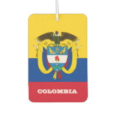 Colombiaanse vlag Air Freshener, Colombia Luchtverfrisser (Voorkant)