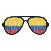 Colombiaanse vlag - Bandera De Colombia Aviator Zonnebril (Voorkant)
