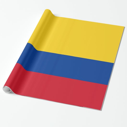 Colombiaanse vlag - Bandera De Colombia Cadeaupapier (Uitgerold)