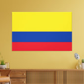 Colombiaanse vlag - Bandera De Colombia Canvas Afdruk (Insitu (Woonkamer))