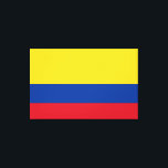 Colombiaanse vlag - Bandera De Colombia Canvas Afdruk<br><div class="desc">De nationale vlag van Colombia is een horizontale driekleur van geel,  blauw en rood. Het is een driebandvlag met horizontale banden geel,  blauw en rood. Verticaal bezet het geel 50% en de andere 50% wordt gedeeld door de blauwe en rode kleuren in gelijke verhouding. #patriotic #colombia #colombiaanse #vlag #bandera</div>
