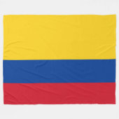 Colombiaanse vlag - Bandera De Colombia Fleece Deken (Voorkant (Horizontaal))