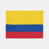 Colombiaanse vlag - Bandera De Colombia Fleece Deken (Voorkant (Horizontaal))