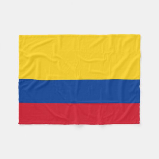 Colombiaanse vlag - Bandera De Colombia Fleece Deken (Voorkant (Horizontaal))