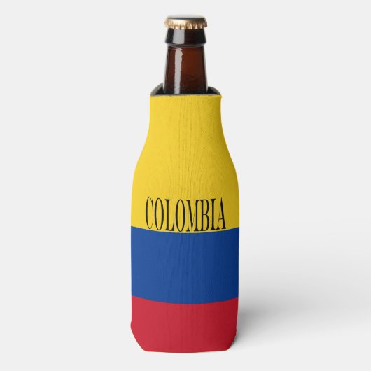 Colombiaanse vlag - Bandera De Colombia Flesjeskoeler (Fles Voorkant)