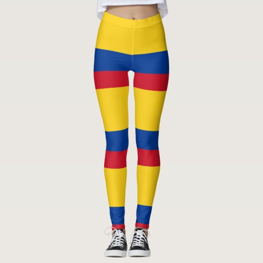 Colombiaanse vlag - Bandera De Colombia Leggings (Voorkant)