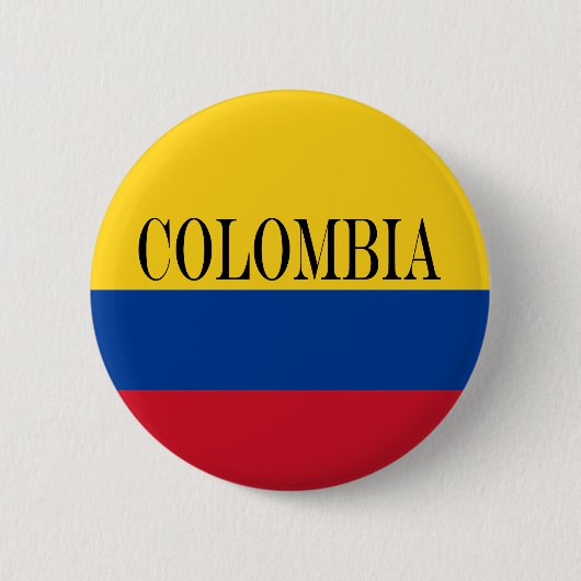Colombiaanse vlag - Bandera De Colombia Ronde Button 5,7 Cm (Voorkant)