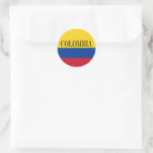 Colombiaanse vlag - Bandera De Colombia Ronde Sticker (Tas)