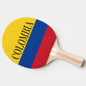 Colombiaanse vlag - Bandera De Colombia Tafeltennisbatje (Zijkant)