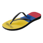 Colombiaanse vlag - Bandera De Colombia Teenslippers (Schuin)