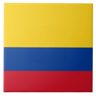 Colombiaanse vlag - Bandera De Colombia Tegeltje