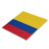 Colombiaanse vlag - Bandera De Colombia Tegeltje (Zijkant)