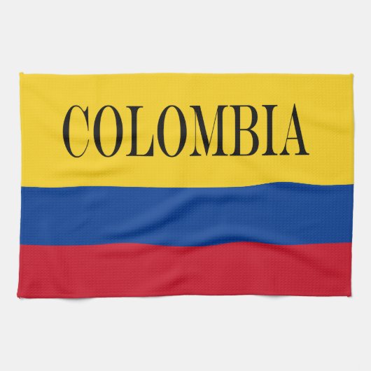 Colombiaanse vlag - Bandera De Colombia Theedoek (Horizontaal)