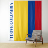 Colombiaanse vlag - Bandera De Colombia Wandkleed (In situ)