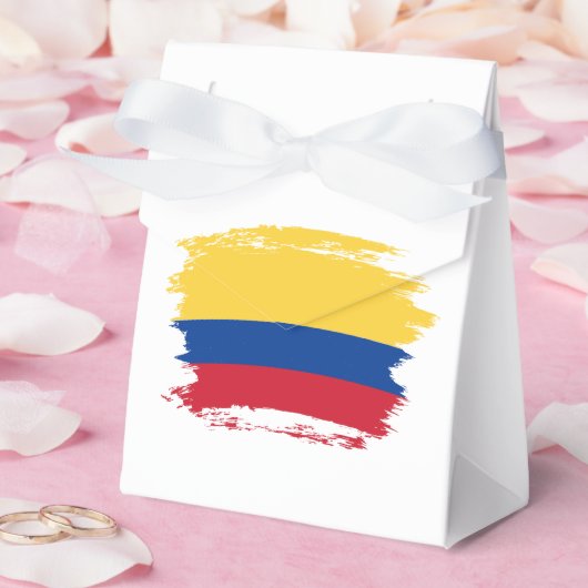 Colombiaanse vlag bedankdoosjes (Huwelijk)