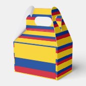 Colombiaanse vlag bedankdoosjes (Achterkant)