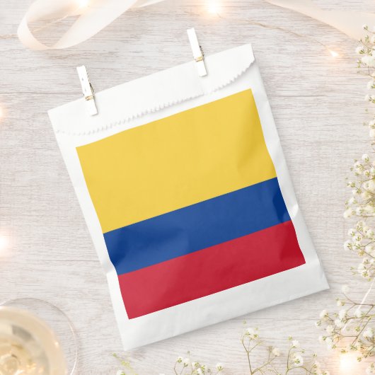 Colombiaanse vlag bedankzakje (Geknipt)