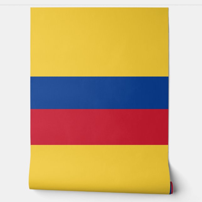 Colombiaanse vlag behang (Afrollen)
