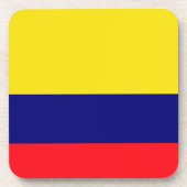 Colombiaanse vlag bier onderzetter (Voorkant)