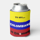 Colombiaanse vlag blikjeskoeler (Blikje Voorkant)