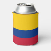 Colombiaanse vlag blikjeskoeler (Blikje Achterkant)
