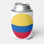 Colombiaanse vlag blikjeskoeler (Blikje Achterkant)