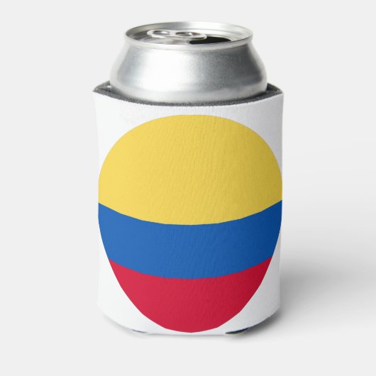 Colombiaanse vlag blikjeskoeler (Blikje Achterkant)