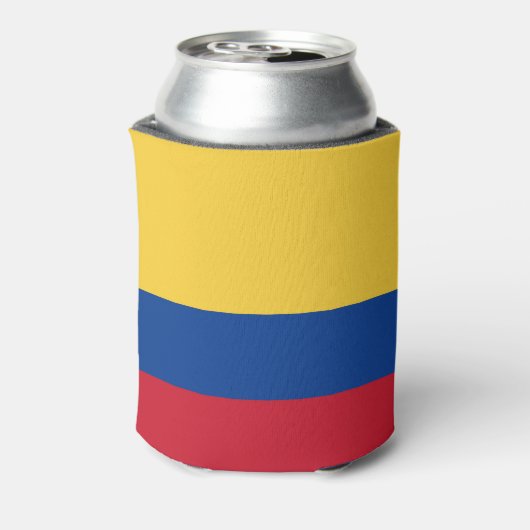 Colombiaanse vlag blikjeskoeler (Blikje Achterkant)
