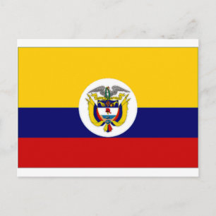 Colombiaanse vlag briefkaart