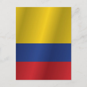 Colombiaanse vlag briefkaart