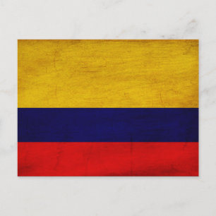 Colombiaanse vlag briefkaart
