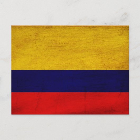 Colombiaanse vlag briefkaart (Voorkant)