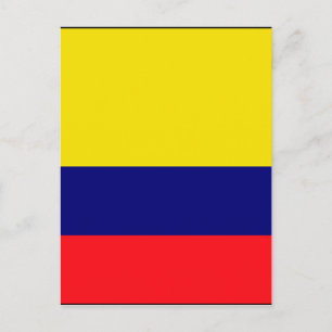 Colombiaanse vlag briefkaart