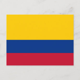 Colombiaanse vlag briefkaart