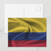 Colombiaanse vlag briefkaart (Voorkant / Achterkant)