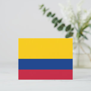 Colombiaanse vlag briefkaart