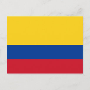 Colombiaanse vlag briefkaart