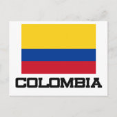 Colombiaanse vlag briefkaart (Voorkant)