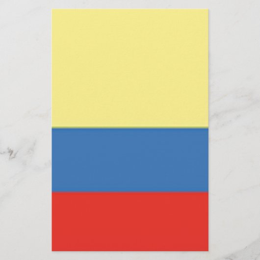 Colombiaanse vlag briefpapier (Voorkant)