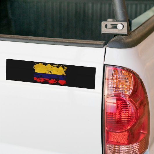 Colombiaanse vlag bumpersticker (Op Truck)