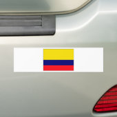 Colombiaanse vlag bumpersticker (Op auto)