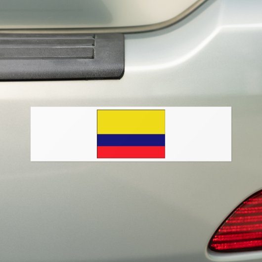 Colombiaanse vlag bumpersticker (Op auto)
