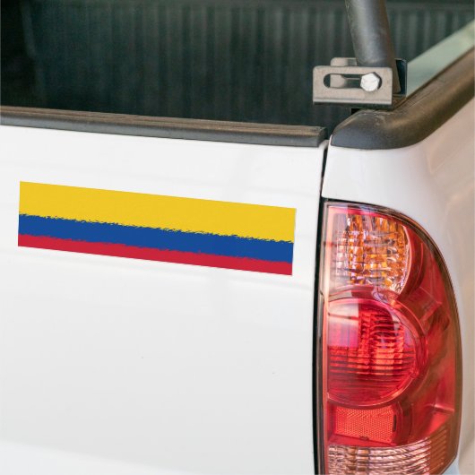 Colombiaanse vlag bumpersticker (Op Truck)