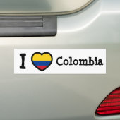 Colombiaanse vlag bumpersticker (Op auto)