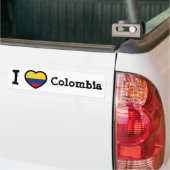 Colombiaanse vlag bumpersticker (Op Truck)