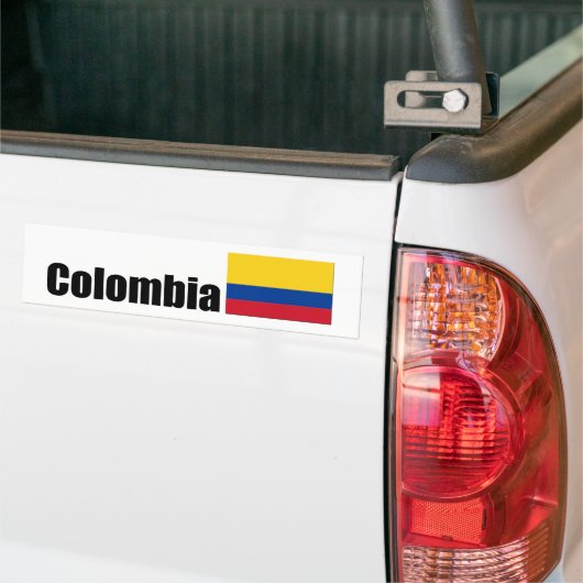 Colombiaanse vlag bumpersticker (Op Truck)