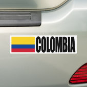 Colombiaanse vlag bumpersticker (Op auto)